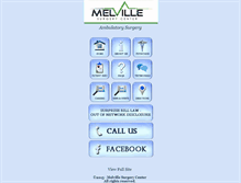 Tablet Screenshot of melvillesurgerycenter.com